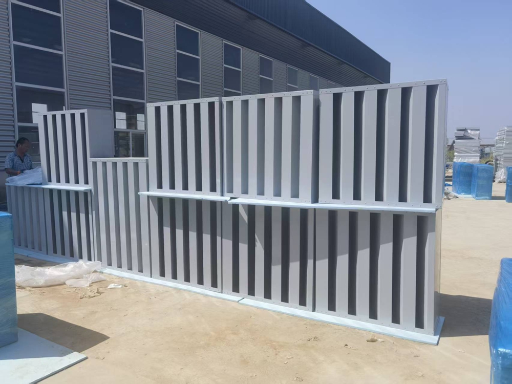 300mmV形消声百叶2