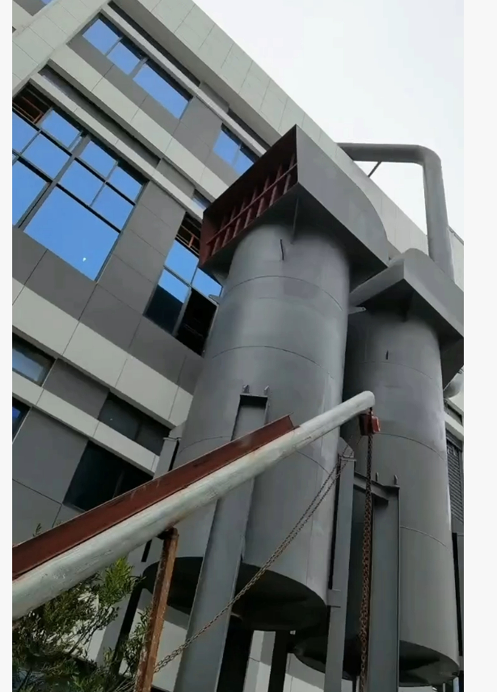 阻抗复合烟囱消声器